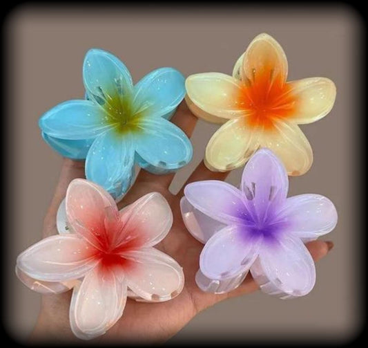9 - Pices Flower Claw Clip Hair Claw Clip Pin Clutcher