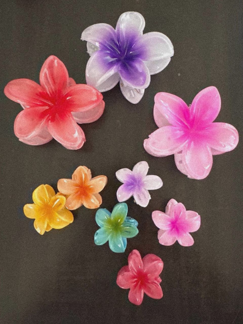 9 - Pices Flower Claw Clip Hair Claw Clip Pin Clutcher