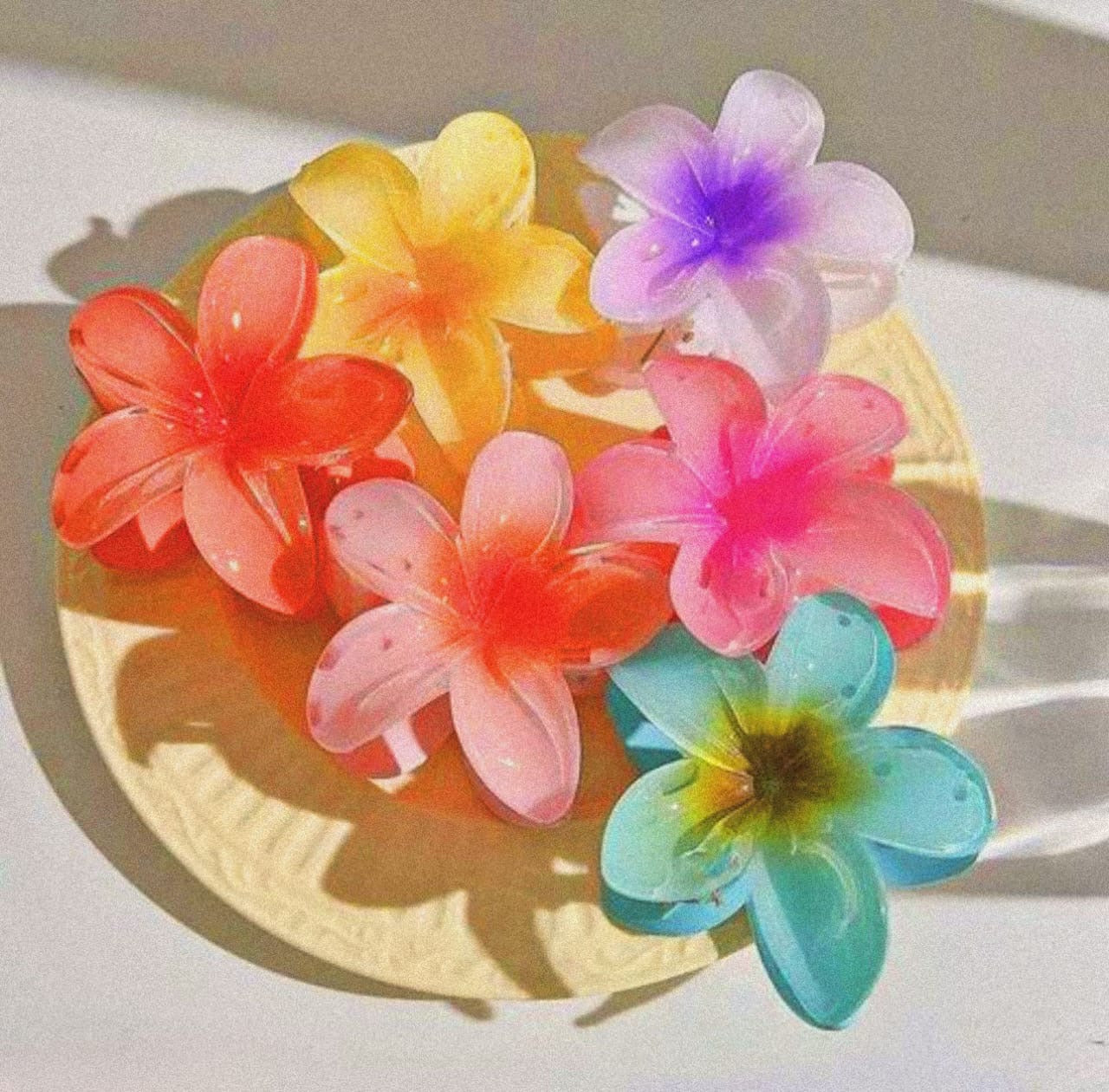 9 - Pices Flower Claw Clip Hair Claw Clip Pin Clutcher