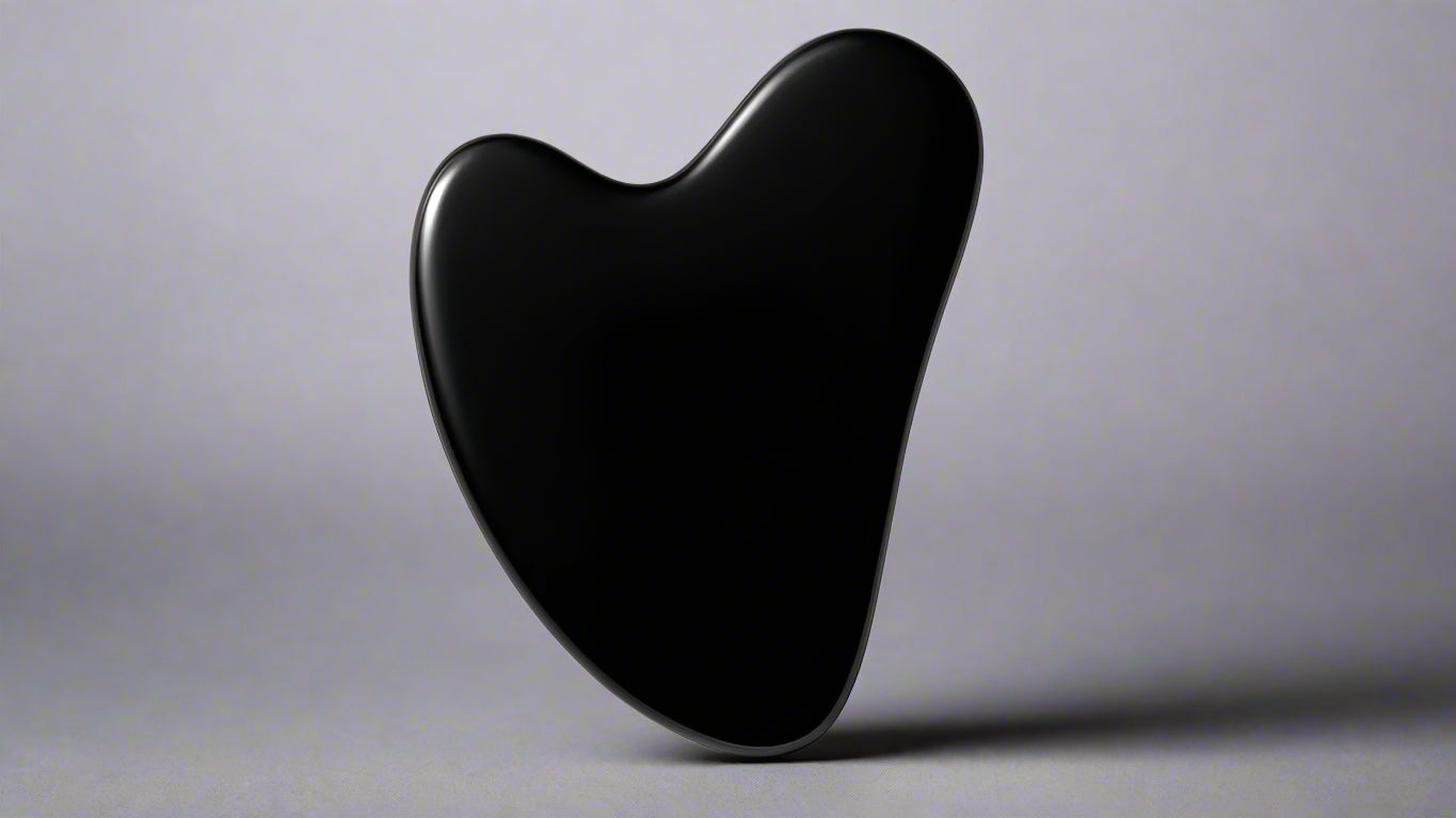 Premium Black Obsidian Gua Sha Stone